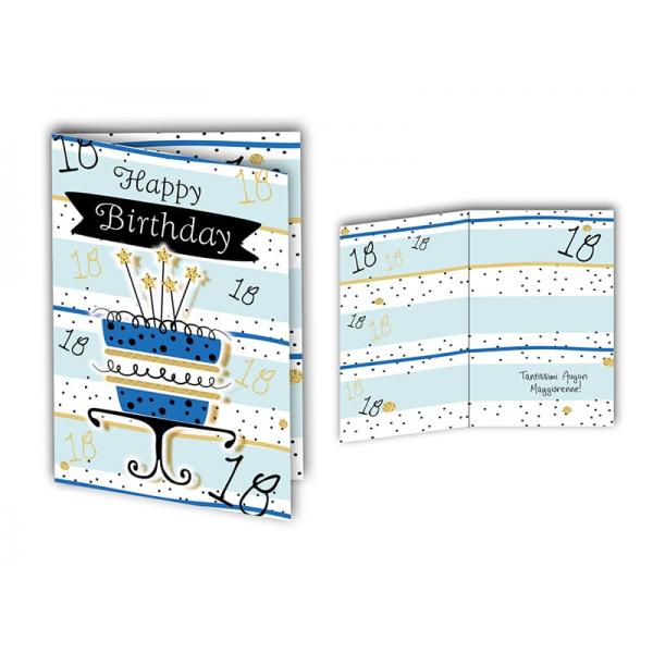 B-BIGL.AUGURI 11,4X17,2CM COMPLEANNO 18