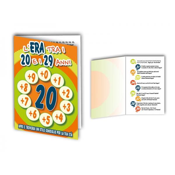 B-BIGL.AUGURI 11,4X17,2CM COMPL.DECENN.