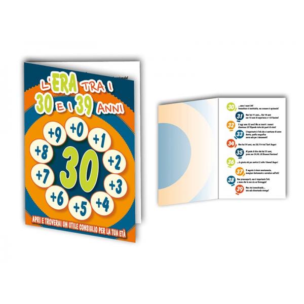 B-BIGL.AUGURI 11,4X17,2CM COMPL.DECENN.