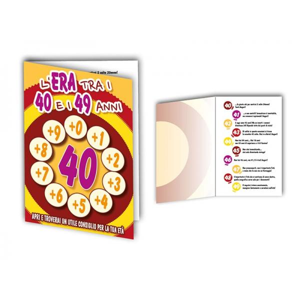 B-BIGL.AUGURI 11,4X17,2CM COMPL.DECENN.