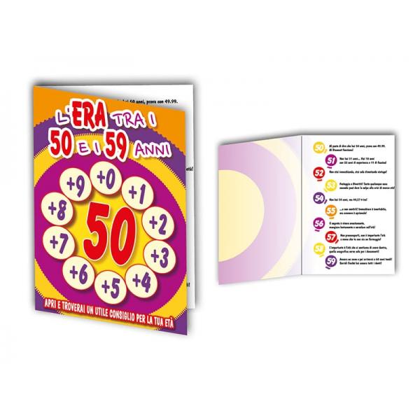 B-BIGL.AUGURI 11,4X17,2CM COMPL.DECENN.