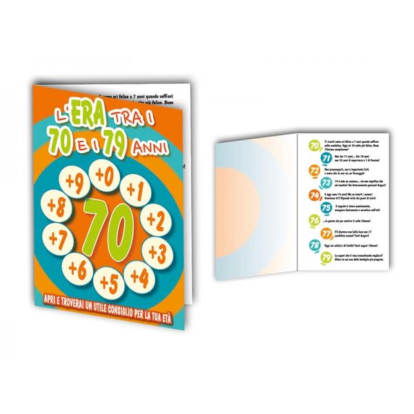 B-BIGL.AUGURI 11,4X17,2CM COMPL.DECENN.