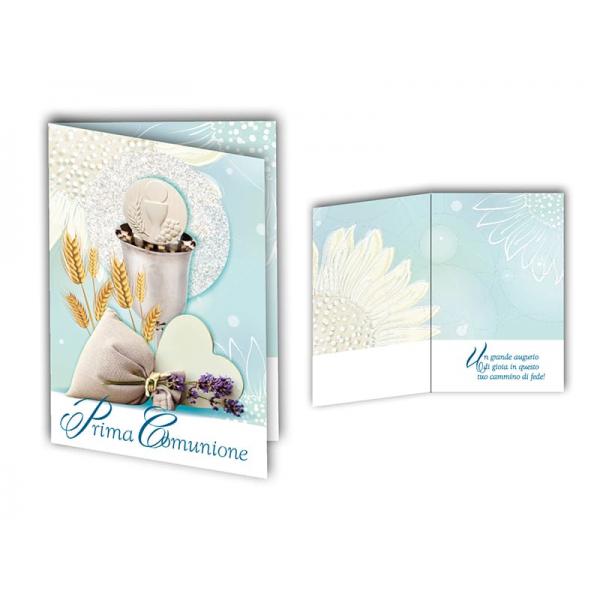 B-BIGL.AUGURI 11,4X17,2CM COMUNIONE