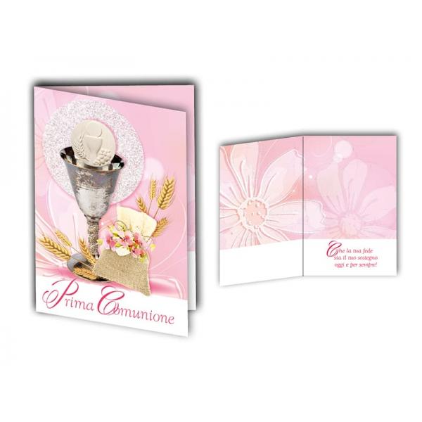 B-BIGL.AUGURI 11,4X17,2CM COMUNIONE