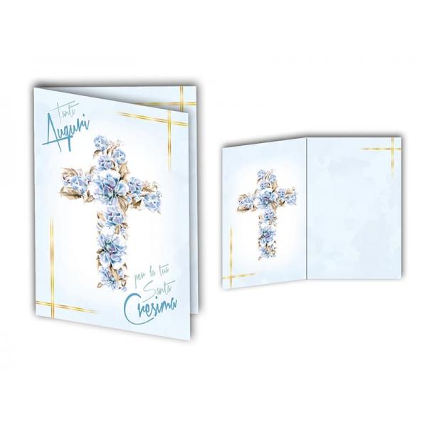 B-BIGL.AUGURI 11,4X17,2CM CRESIMA