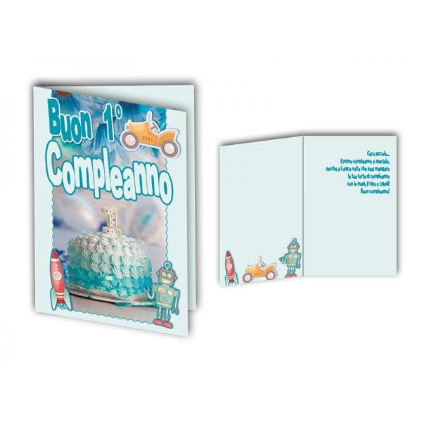 B-BIGL.AUGURI 11,4X17,2CM COMPL. BIMBI