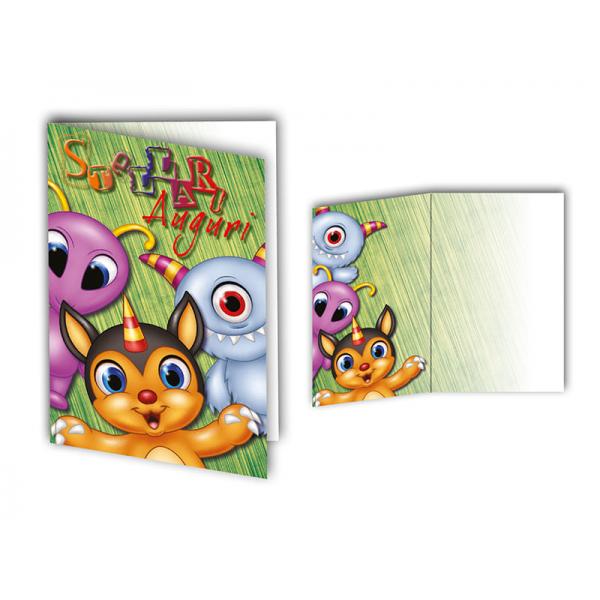 B-BIGL.AUGURI 11,4X17,2CM COMPL. BIMBI