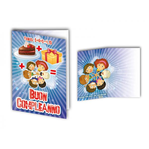 B-BIGL.AUGURI 11,4X17,2CM COMPL. REBUS