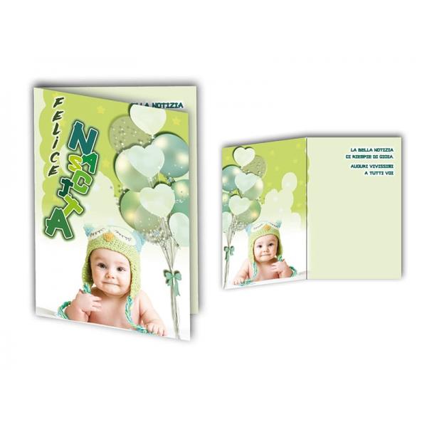 B-BIGL.AUGURI 11,4X17,2CM NASCITA