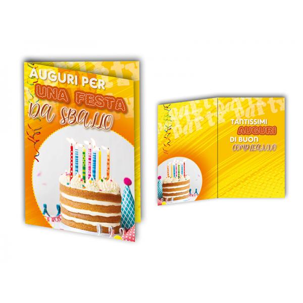 B-BIGL.AUGURI 11,4X17,2CM COMPLEANNO