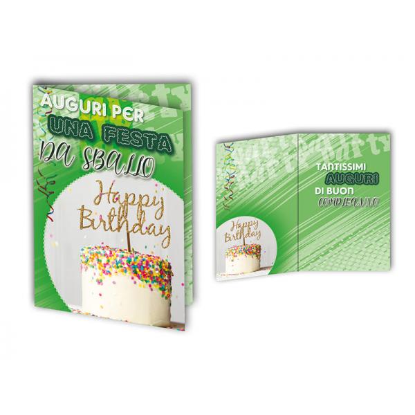 B-BIGL.AUGURI 11,4X17,2CM COMPLEANNO