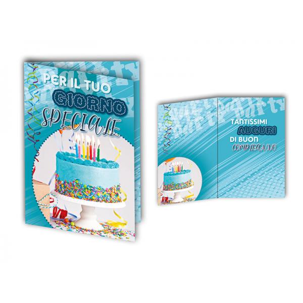 B-BIGL.AUGURI 11,4X17,2CM COMPLEANNO