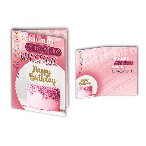 B-BIGL.AUGURI 11,4X17,2CM COMPLEANNO