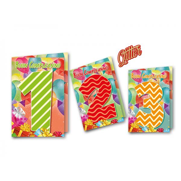 S-KIT12B.AUGURI COMPL.C/GLITT.1910/11/12