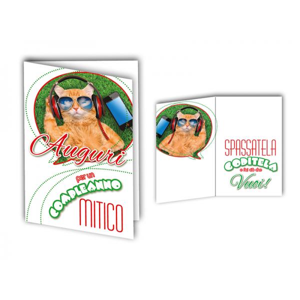 B-BIGL.AUGURI 11,4X17,2CM  COMPLEANNO
