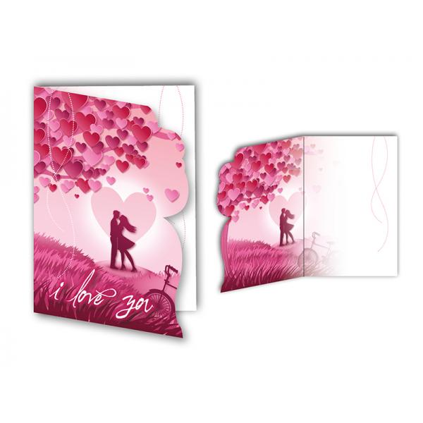 C-BIGL.AUGURI 11,4X17,2CM ROMANT. SAGOM