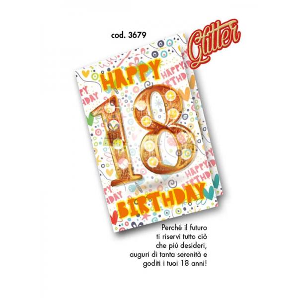 S-BIGL.AUGURI 11,4X17,2CM COMPL.GLITT.