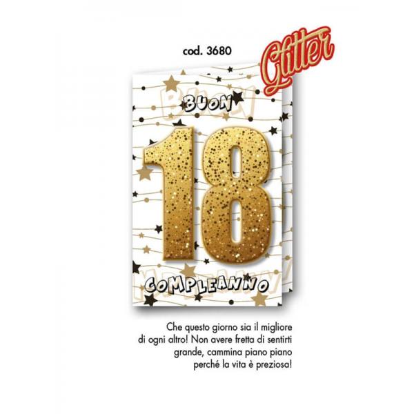 S-BIGL.AUGURI 11,4X17,2CM COMPL.GLITT.