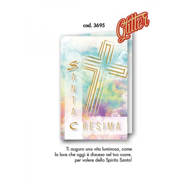 S-BIGL.AUGURI 11,4X17,2CM CRES.GLITT.