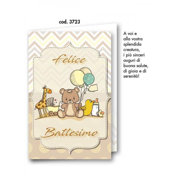 B-BIGL.AUGURI 11,4X17,2CM BATT.