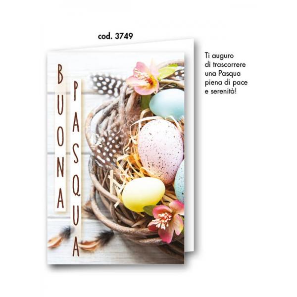 B-BIGL.AUGURI 11,4X17,2CM PASQUA