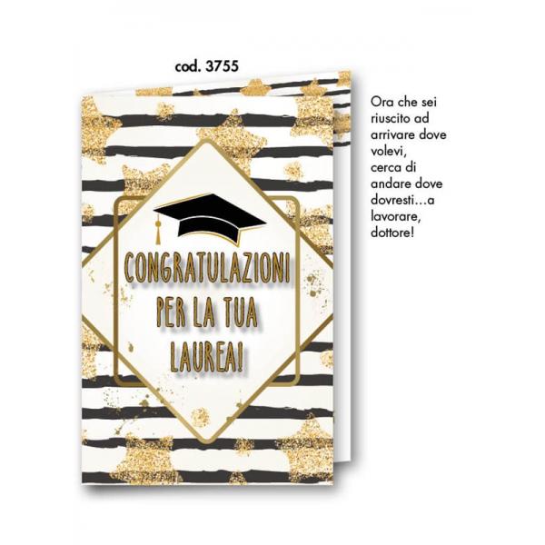 B-BIGL.AUGURI 11,4X17,2CM LAUREA