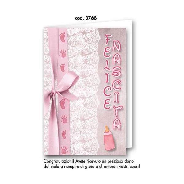 B-BIGL.AUGURI 11,4X17,2CM NASC.