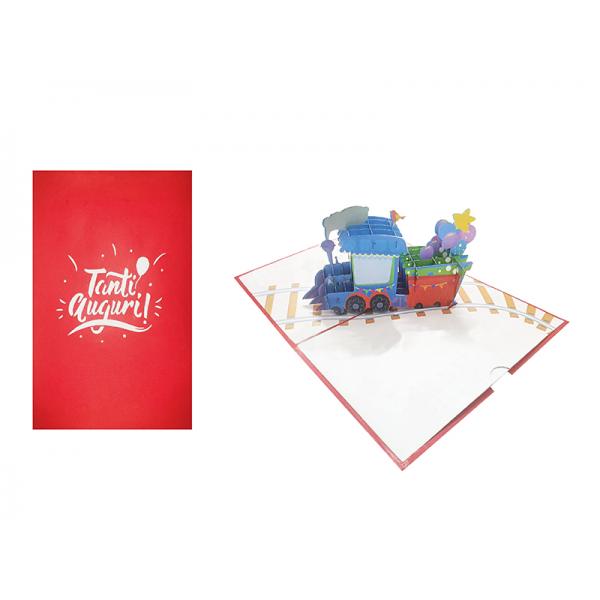 BIGL.AUGURI B.ORIGAMI SURP.TRENO INFESTA