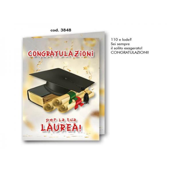 B-BIGL.AUGURI 11,4X7,2CM LAUREA