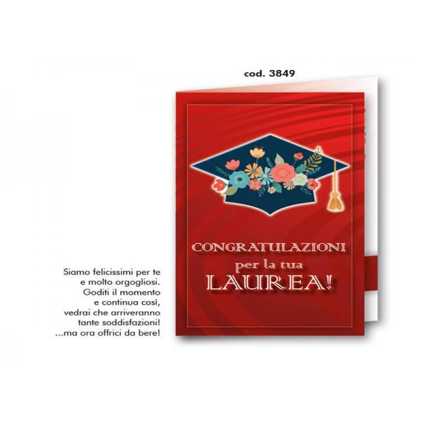 B-BIGL.AUGURI 11,4X7,2CM LAUREA