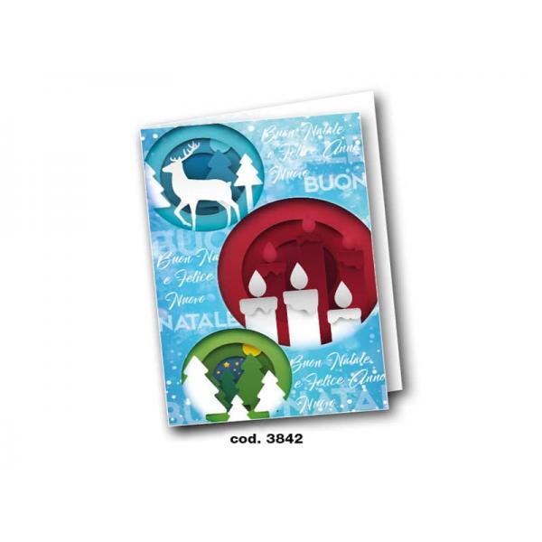 B-BIGL.AUGURI 11,4X7,2CM NATALE