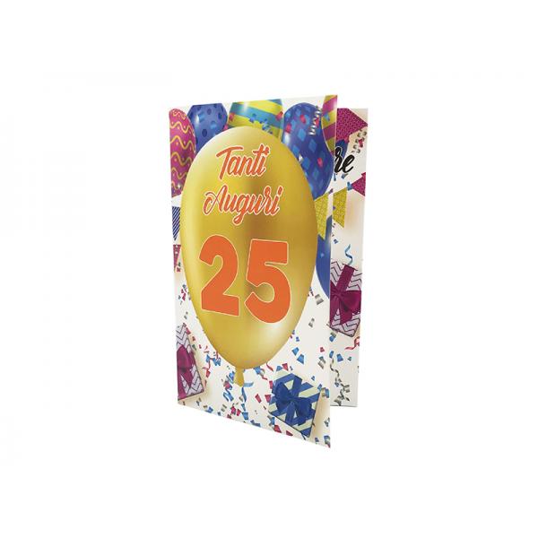 BIGL.AUGURI ESPLOSIVO 25 ANNI