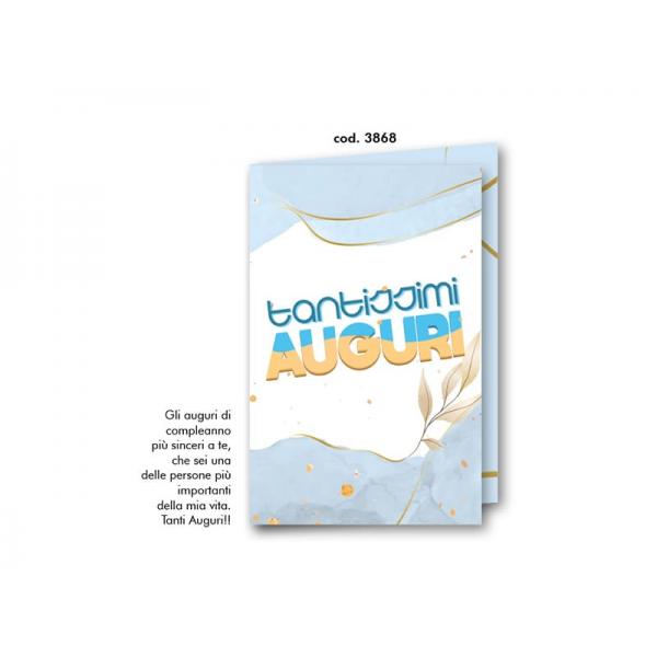 B-BIGL.AUGURI 11,4X17,2CM COMPLEAN