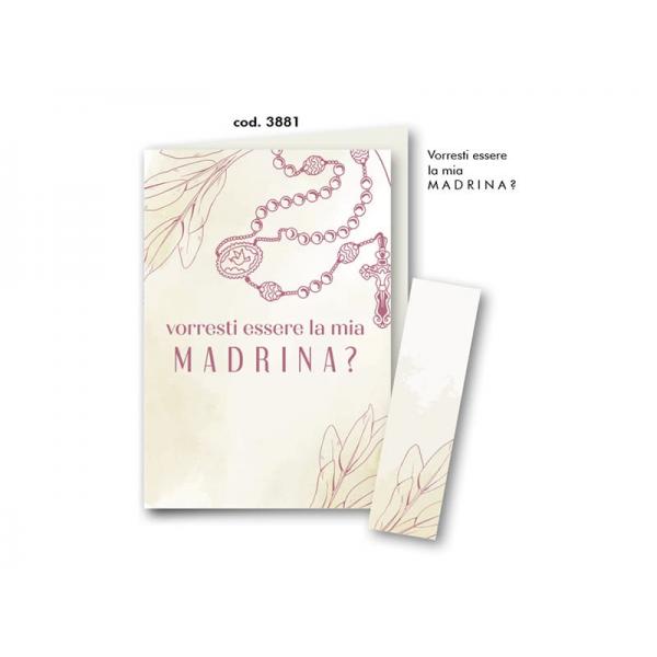 G-BIGL.AUGURI 11,4X17,2CM MADRINA CRESIM
