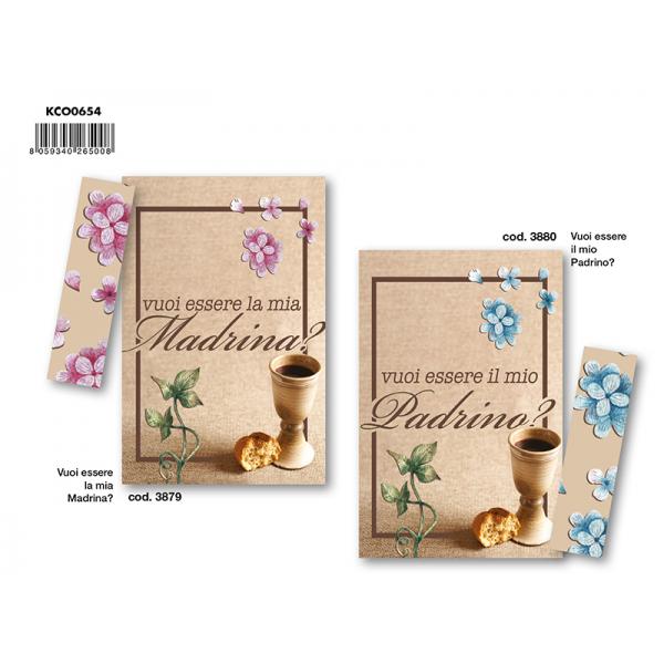 G-KIT12 BIGL.MADRINA-PADRINO COM.3879/80