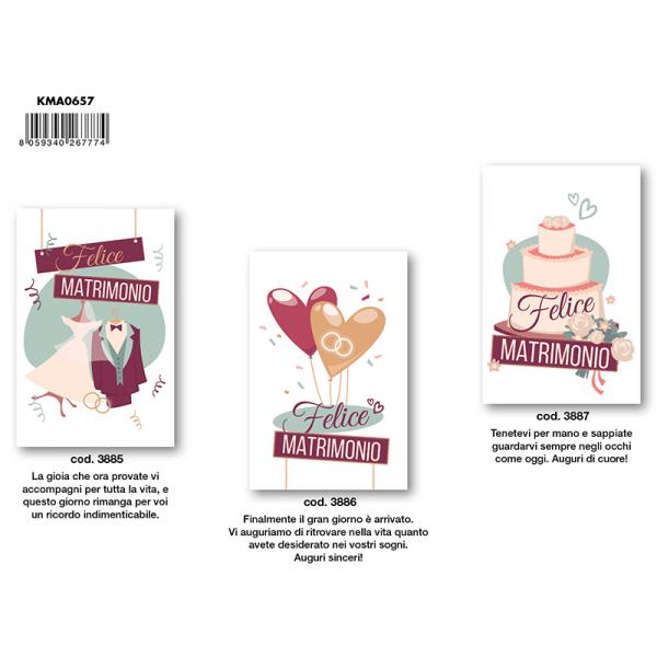 B-KIT12 BIGL.AUGURI MATR.3885-3886-3887