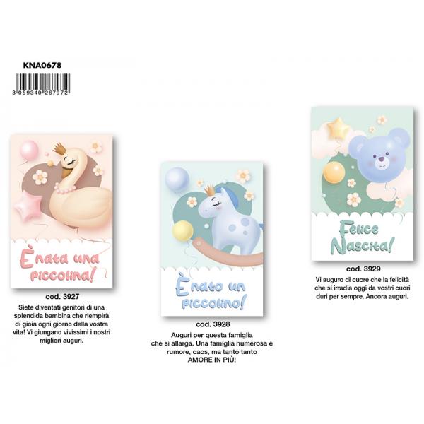 B-KIT12 BIGL.AUGURI NASC.3927-3928-3929