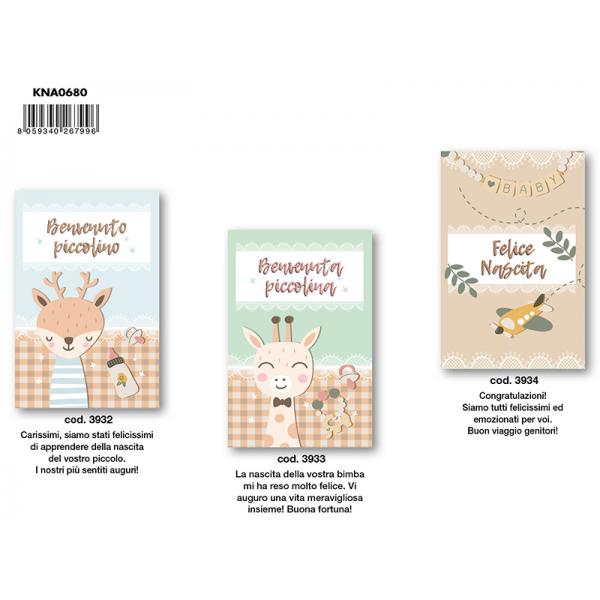 B-KIT12 BIGL.AUGURI NASC.3932-3933-3934