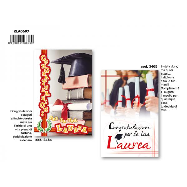 B-KIT12 BIGL.AUGURI LAUREA3464-3465