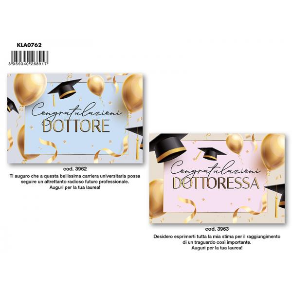 B-KIT12 BIGL.AUGURI LAUREA3962-3963