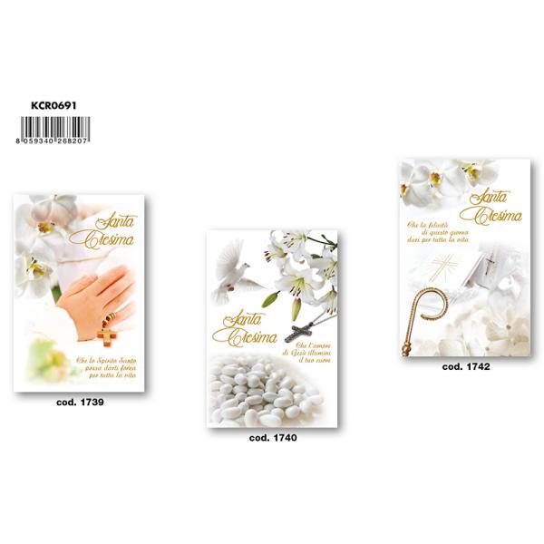 E-KIT12 BIGL.AUGURI CRES.1739-1740-1742