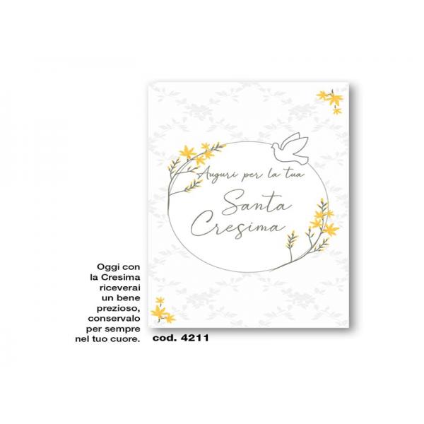 B-BIGL.AUGURI CRES 11,5X17,2CM