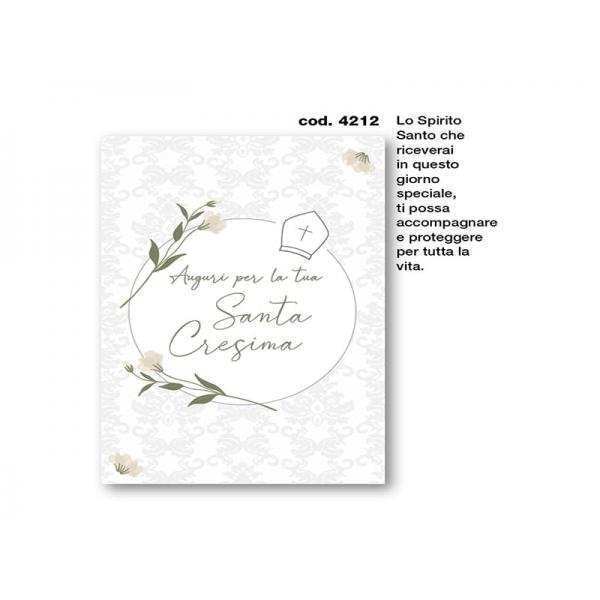 B-BIGL.AUGURI CRES 11,5X17,2CM