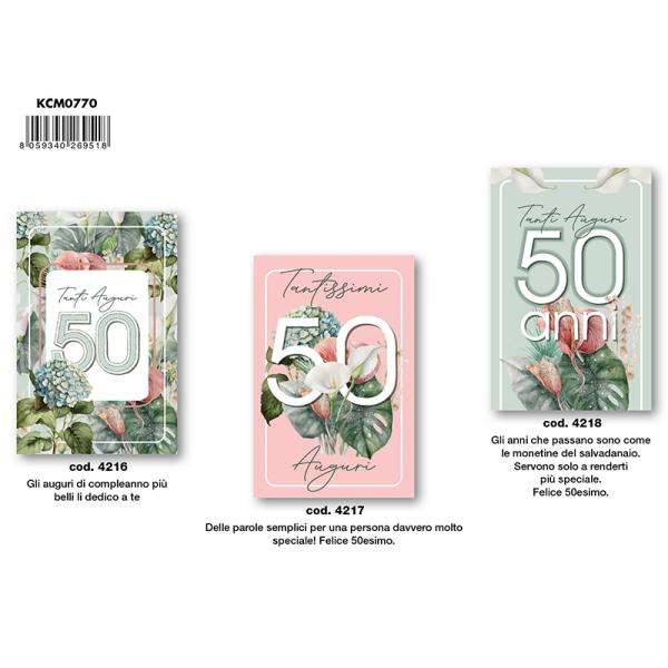 B-KIT12 BIGL.AUGURI COMPL 50 ANNI
