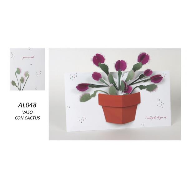 BIGL.AUGURI N.LUX PURE A.VASO CACTUS