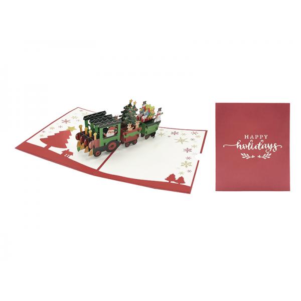 BIGL.ORIGAMI NATALE TRENINO NATALIZIO