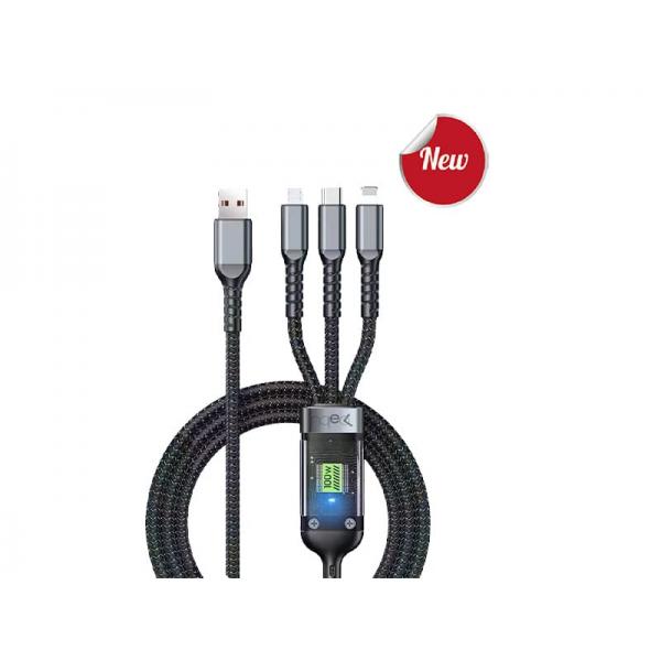 CAVO 3 IN 1 USB/LIGHTN.-TYPE C-MICRO USB DISPONIBILE DA  GIUGNO