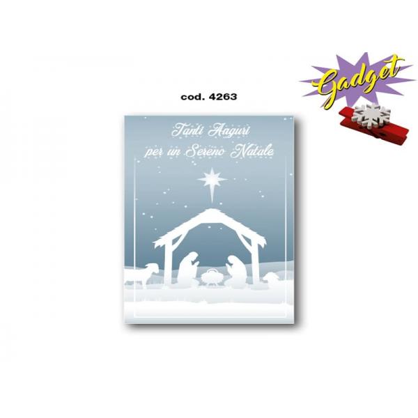 S-BIGLIETTO AUGURI NATALE 11,4X17,2CM