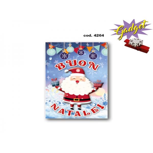 S-BIGLIETTO AUGURI NATALE 11,4X17,2CM