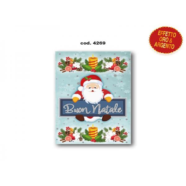 S-BIGLIETTO AUGURI NATALE 11,4X17,2CM